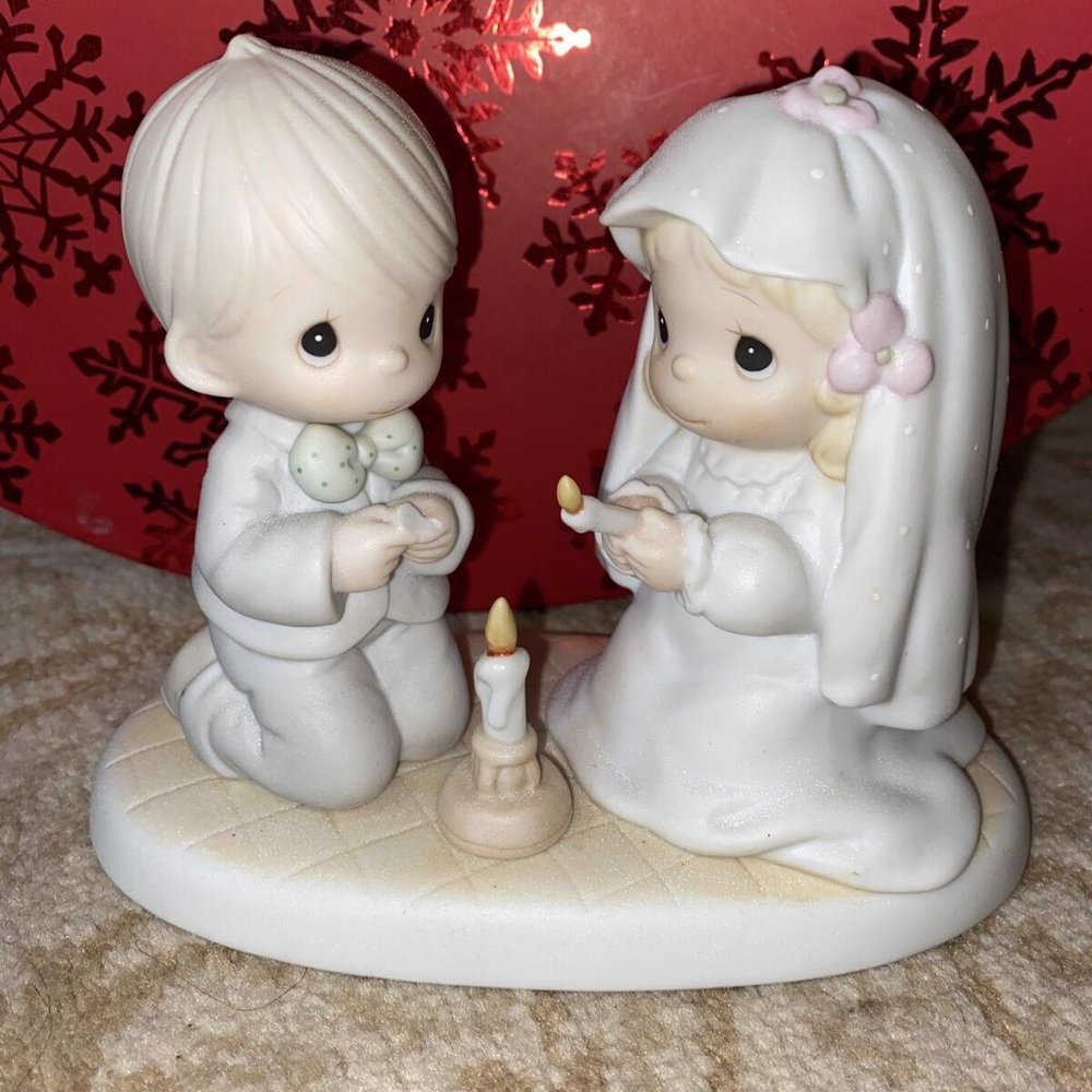 Precious Moments, 520837, The Lord Is Your Light To Happiness, Issued 1988